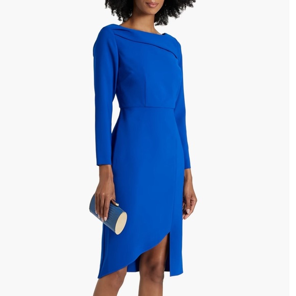 Sachin + Babi Dresses & Skirts - NWT Sachin & Babi Patrizia Blue Asymmetrical Crepe Dress Size 10